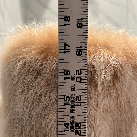 Stuart Weitzman Troll Brown Suede Fur Trim Platform Wedge Aprés Leather Boots - Picture 13 of 17